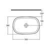 Isvea Infinity Vizon Tezgah Üzeri Lavabo 55cm
