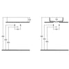 Isvea Infinity Vizon Tezgah Üzeri Lavabo 55cm