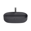 Isvea Infinity 60 cm Antrasit Batarya Delikli Tezgah Üzeri Lavabo