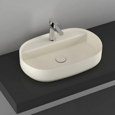 Isvea Infinity Fildişi Batarya Delikli Tezgah Üzeri Lavabo 60 cm