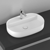 Isvea Infinity Mat Beyaz Batarya Delikli Tezgah Üzeri Lavabo 60 cm