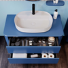 Isvea Infinity Mat Beyaz Batarya Delikli Tezgah Üzeri Lavabo 60 cm