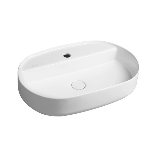 Isvea Infinity Mat Beyaz Batarya Delikli Tezgah Üzeri Lavabo 60 cm