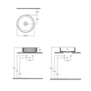 Isvea ION Tezgah Üstü Lavabo 36 cm