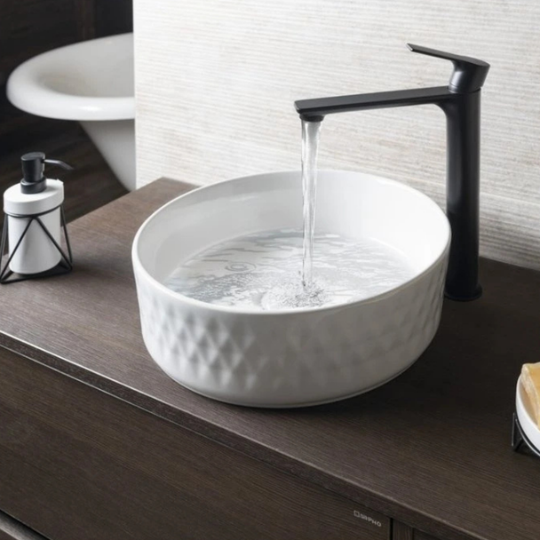 Isvea ROMBO Tezgah Üstü Lavabo 36 cm