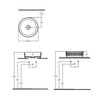 Isvea ROMBO Tezgah Üstü Lavabo 36 cm