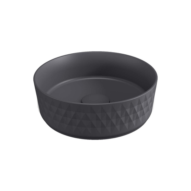 Isvea Artısan Edition Rombo Antrasit Tezgah Üzeri Lavabo 36 cm