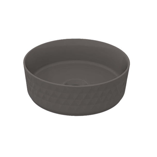 Isvea Artısan Edition Rombo Tezgah Üzeri Lavabo 36cm Stone Grey