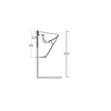 Isvea Sott Aqua Asma Monoblok Lavabo 50