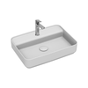 Isvea Infinity Beyaz 55 cm Batarya Delikli Tezgah Üstü Lavabo
