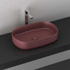 Isvea Infinity Rustik Bordo Tezgah Üzeri Lavabo 55 cm
