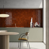Vitra 10 x 10 Retromix Lava Kırmızı Parlak