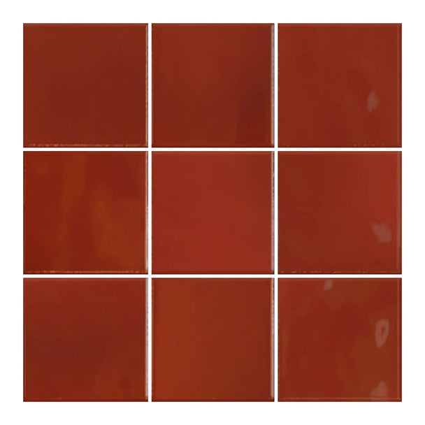 Vitra 10 x 10 Retromix Lava Kırmızı Parlak