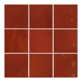 Vitra 10 x 10 Retromix Lava Kırmızı Parlak