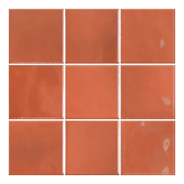 Vitra 10 x 10 Retromix Terra Rossa Parlak