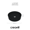 Creavit Loop 45 cm Setüstü Lavabo Mat Siyah