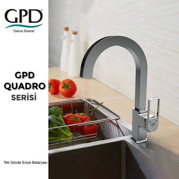 GPD Quadro Eviye Bataryası Krom