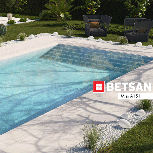 Betsan Cam Mozaik Quatro Miss Serisi 25 x 25 mm