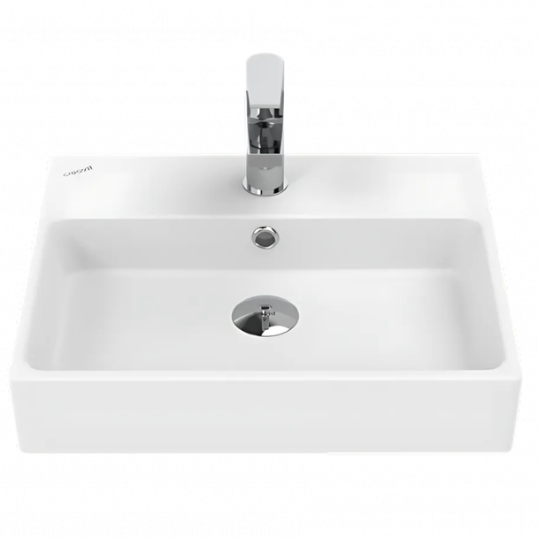 Creavit Next 40 x 50 cm Setüstü Düz Kare Lavabo