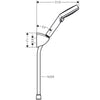 Hansgrohe Vernis Blend Vario Porter Duş Seti 1.6 m