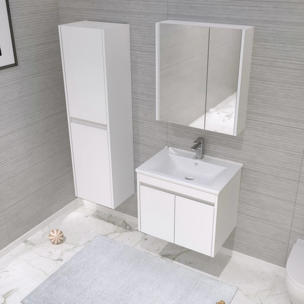 Orka Side 65 Cm Takım Mat Beyaz
