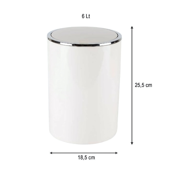 Primanova Lenox Bej Çöp Kovası 6 L