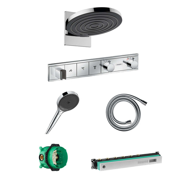 Hansgrohe Pulsify Rainselect Termostatik Ankastre Banyo Seti Krom