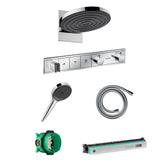 Hansgrohe Pulsify Rainselect Termostatik Ankastre Banyo Seti Krom