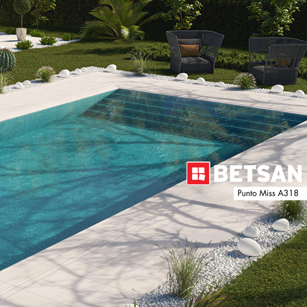 Betsan Cam Mozaik Quattro Punto Miss Serisi 25 x 25 mm