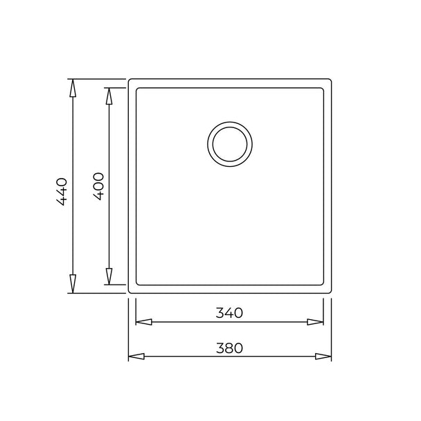 Teka Square 34.40 TG Artic White Teknik