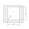 Teka Square 34.40 TG Artic White