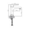 Creavit Sharp Lavabo Bataryası Kırmızı