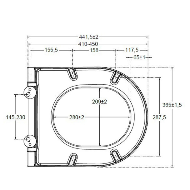Isvea F50 Duroplast Klozet Kapağı Yavaş Kapanan