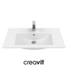 Creavit Su 45 x 80 cm Lavabo