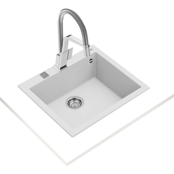 Teka Forsquare 50.40 TG Artic White Eviye