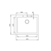 Teka Forsquare 50.40 TG Artic White Eviye