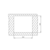 Teka Forsquare 50.40 TG Artic White Eviye