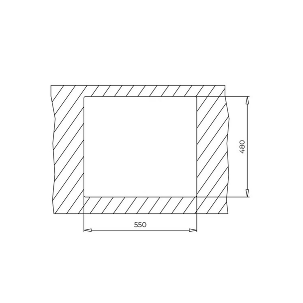 Teka Forsquare 50.40 TG Siyah Eviye