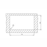 Teka Square 72.40 TG Artic White Eviye