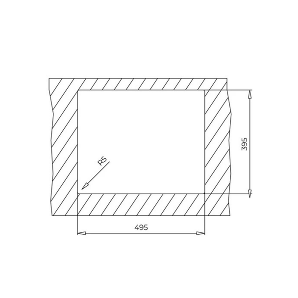 Teka Square 50.40 TG Artic White Eviye