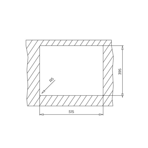 Teka Square 560 TG Parlak Krem Granit Eviye
