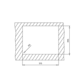 Teka Square 560 TG Parlak Krem Granit Eviye