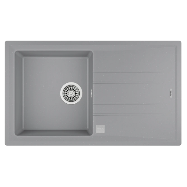 Teka Stone 50 B TG Metalik Gri Eviye