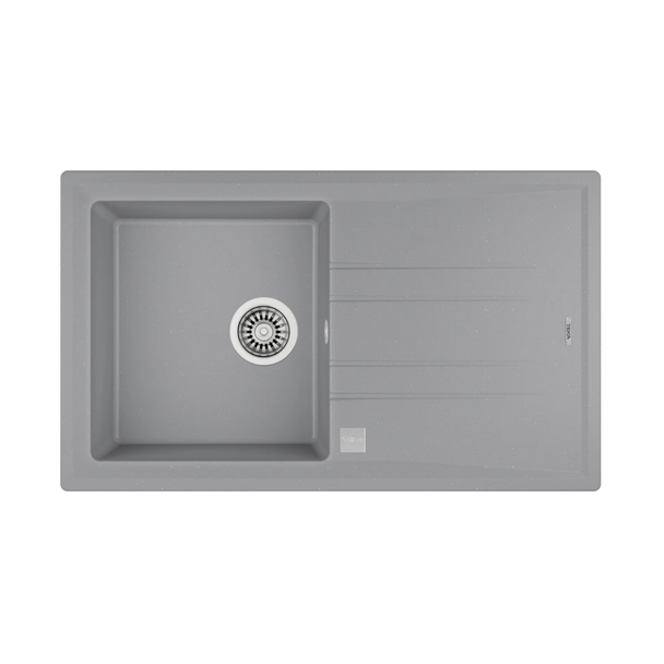 Teka Stone 50 B TG Metalik Gri Eviye