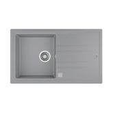 Teka Stone 50 B TG Metalik Gri Eviye