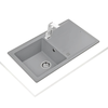 Teka Stone 50 B TG Metalik Gri Eviye