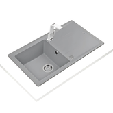 Teka Stone 50 B TG Metalik Gri Eviye
