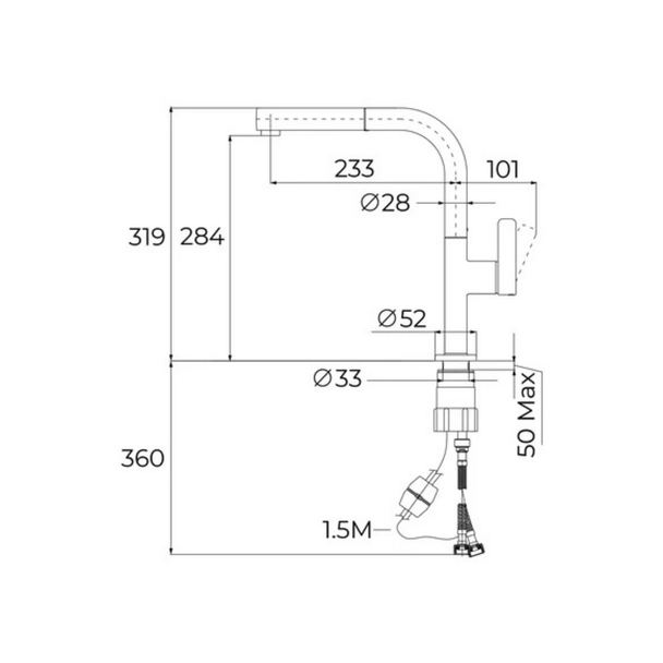 Teka Oval 938 Spiralli Eviye Bataryası Siyah