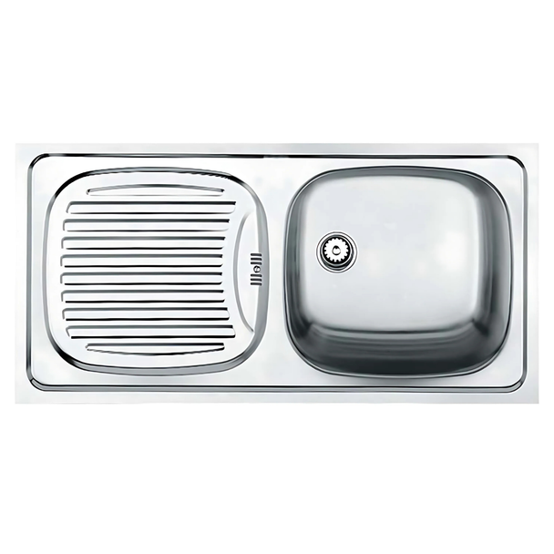 Teka Ebm 45 Sol Damlalıklı Paslanmaz Çelik Eviye