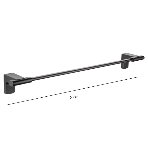 Tema Premium Uzun Havluluk 50 cm Mat Siyah